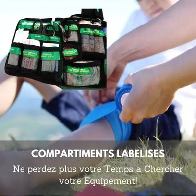 SMARTKIT® Kit de Premiers Secours Voyage 165 Pcs survieprotek