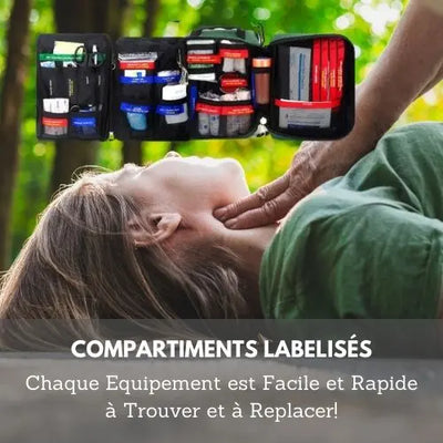 SMARTKIT® Kit de Premiers Secours Aventure 255 Pcs survieprotek