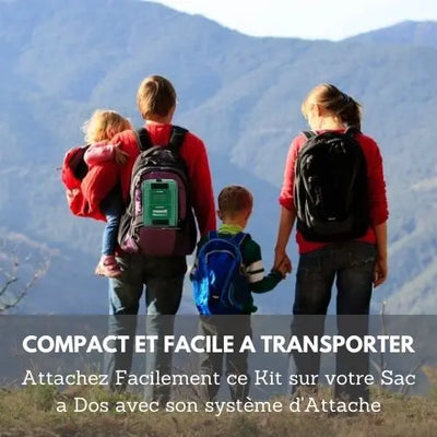 SMARTKIT® Kit de Premiers Secours Voyage 165 Pcs survieprotek