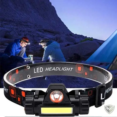 LELITEN™ Lampe Frontale Magnetique Q5 + COB LED survieprotek