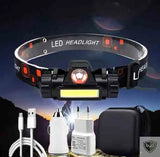 LELITEN™ Lampe Frontale Magnetique Q5 + COB LED survieprotek