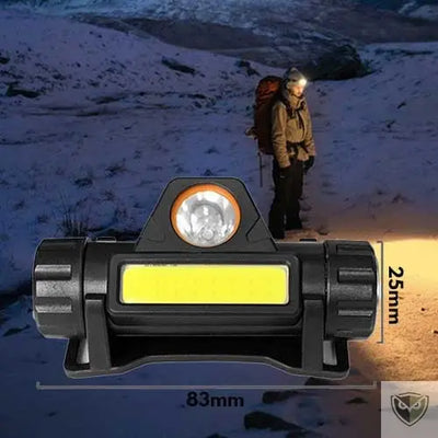 LELITEN™ Lampe Frontale Magnetique Q5 + COB LED survieprotek