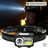 LELITEN™ Lampe Frontale à Capteur et Filtre Rouge survieprotek