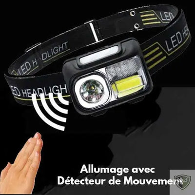 LELITEN™ Lampe Frontale à Capteur et Filtre Rouge survieprotek