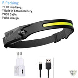 LELITEN™ Lampe Frontale en Silicone Ultra-Légère à Capteur survieprotek