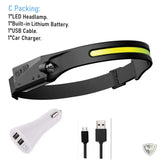 LELITEN™ Lampe Frontale en Silicone Ultra-Légère à Capteur survieprotek