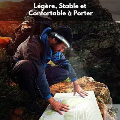 LELITEN™ Lampe Frontale en Silicone Ultra-Légère à Capteur survieprotek