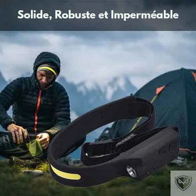 LELITEN™ Lampe Frontale en Silicone Ultra-Légère à Capteur survieprotek