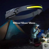 LELITEN™ Lampe Frontale en Silicone Ultra-Légère à Capteur survieprotek