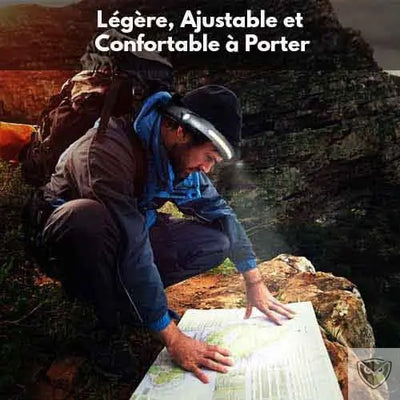LELITEN™ Lampe Frontale en Silicone Ultra-Légère à Capteur survieprotek