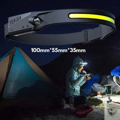 LELITEN™ Lampe Frontale en Silicone Ultra-Légère à Capteur survieprotek