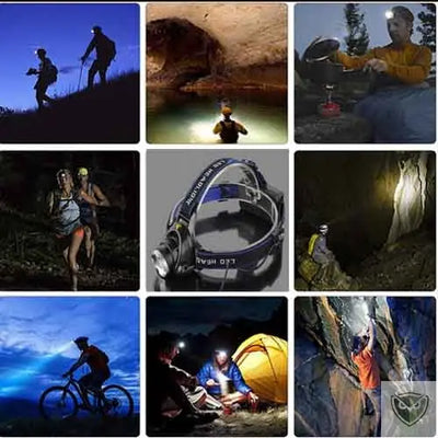 lampe frontale longue distance lampe frontale camping randonnee bivouac speleo