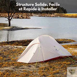 naturehike cloud up tente dome abri camping rapide a installer