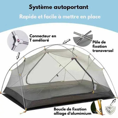 naturehike mongar tente igloo tente ultralight 3 saisons