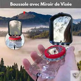 Naturehike™ Boussole Orientation Randonnée Professionnelle Multi-fonctions avec miroir de visée