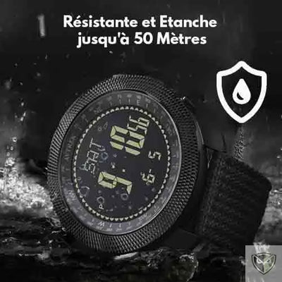 NORTH EDGE Apache Montre Sport Numérique Militaire Homme - Étanche 50m, Altimètre, Baromètre, Boussole, Chronomètre