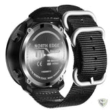North Edge™ Smartwatch Apache 3 Montre Tactique Militaire Intelligente bracelet nylon