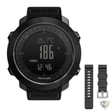 North Edge™ Smartwatch Apache 3 Montre Tactique Militaire Intelligente bracelet nylon et silicone