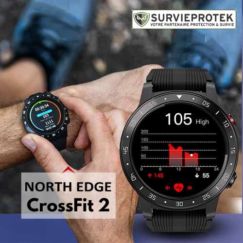 North Edge™ CrossFit 2 montre connectée multisport GPS intelligente