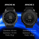 North Edge™ Smartwatch Apache 46 Montre Tactique Militaire Intelligente survieprotek