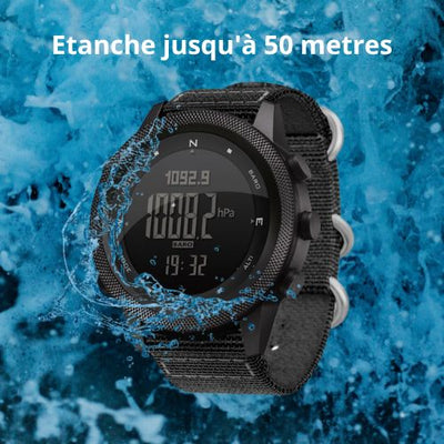 NORTH EDGE Apache Montre de Sport numérique Militaire pour Homme étanche 50  m avec chronomètre Alarme Compte à rebours Double Temps altimètre
