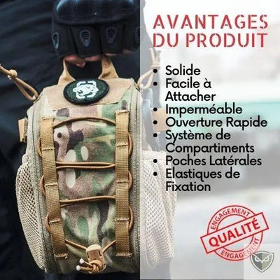 SMARTKIT® Sac de Premiers Secours Tactique à Ouverture Rapide survieprotek