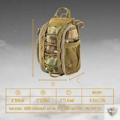 SMARTKIT® Sac de Premiers Secours Tactique à Ouverture Rapide survieprotek