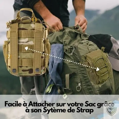 SMARTKIT® Sac de Premiers Secours Tactique à Ouverture Rapide survieprotek