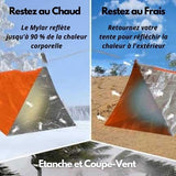  Bivy Bag Sursac de Couchage Couverture de Survie Réutilisable abris camping tente