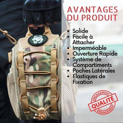 SMARTKIT® Sac de Premiers Secours Tactique à Ouverture Rapide survieprotek