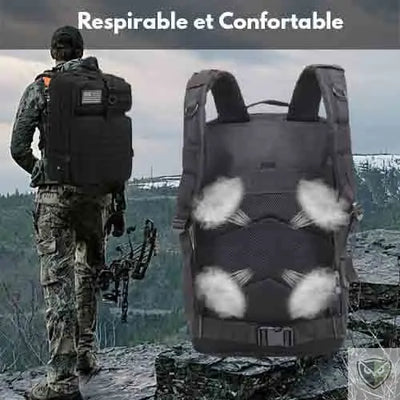 Tactical™ Sac a Dos Militaire Tactique 50 Litres  sac a dos trekking