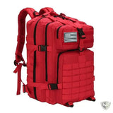 Tactical™ Sac a Dos Militaire Tactique 50 Litres rouge