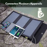 AllPowers™ chargeur solaire portable avec batterie Integrée et connection de plusieurs appareils