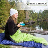 Matelas Gonflable Camping Ultra Léger avec Oreiller Intégré