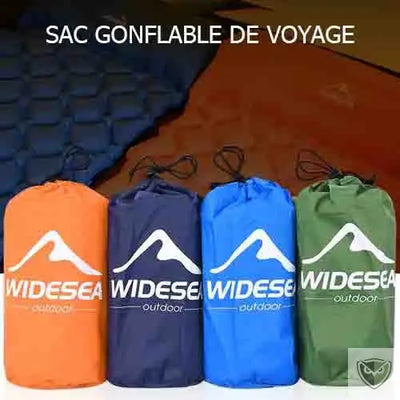 Matelas Gonflable Camping Ultra Léger avec Oreiller Intégré Matelas randonnee compact