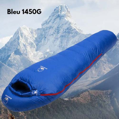 Sac de Couchage Grand Froid Duvet Ultra Compact bleu 1450gr