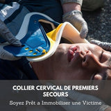 EMS® Collier Cervical Adulte de Premiers Secours 4 Niveaux Ajustables