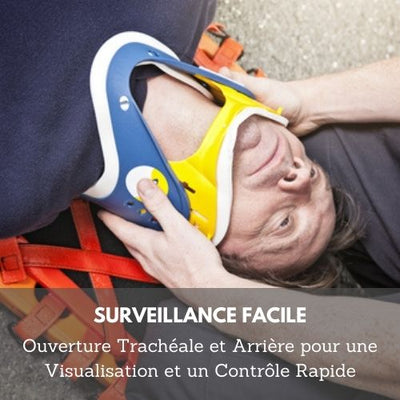 EMS® Collier Cervical Adulte de Premiers Secours 4 Niveaux Ajustables survieprotek