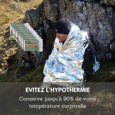 EMS™ Couvertures de Survie - 10 / Pack survieprotek