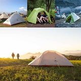 Naturehike™ Cloud Up Tente Dome de Randonnée Ultra Légère 4 Saisons