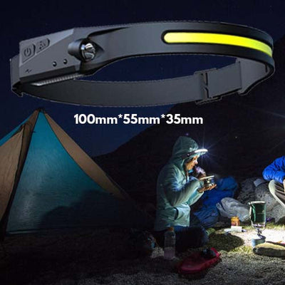 LELITEN™ Lampe Frontale en Silicone Ultra-Légère à Capteur survieprotek