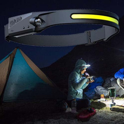 LELITEN™ Lampe Frontale en Silicone Ultra-Légère à Capteur survieprotek