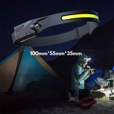 LELITEN™ Lampe Frontale en Silicone Ultra-Légère à Capteur survieprotek