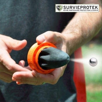 POCKET SHOT™ Fronde de Poche Lance Bille en Latex survieprotek