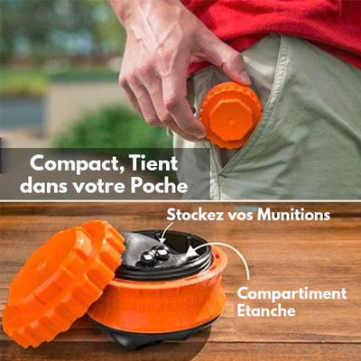 POCKET SHOT™ Fronde de Poche Lance Bille en Latex survieprotek