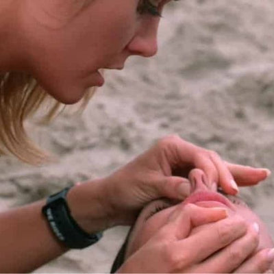 EMS™ Ecran Facial de Réanimation RCP avec Anneau Porte-clés. 50/20 Pcs survieprotek