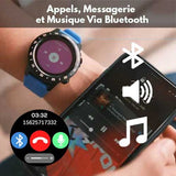 North Edge™ CrossFit 2 Montre Connectée Multisport GPS Intelligente montre gps randonnée avec appels telephone messagerie musique 