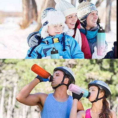 FEIJIAN™ Thermos à Double paroi en acier inoxydable survieprotek