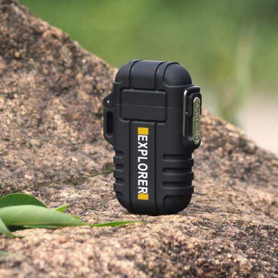 EXPLORER™ Briquet tempete rechargeable USB à arc électrique survieprotek