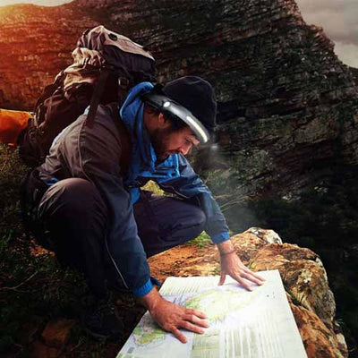 LELITEN™ Lampe Frontale en Silicone Ultra-Légère à Capteur survieprotek